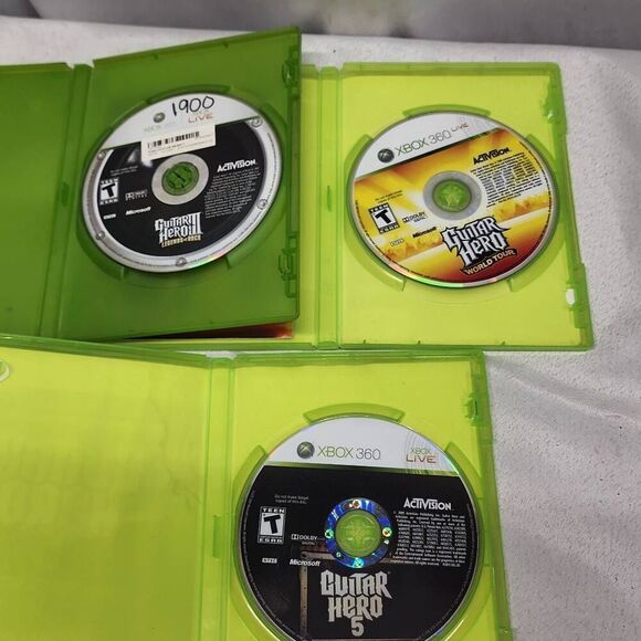 Xbox 360 Band Hero, Rock Band, Guitar Hero 5, World Tour, Legends of Rock Lot 5 - Picture 14 of 14